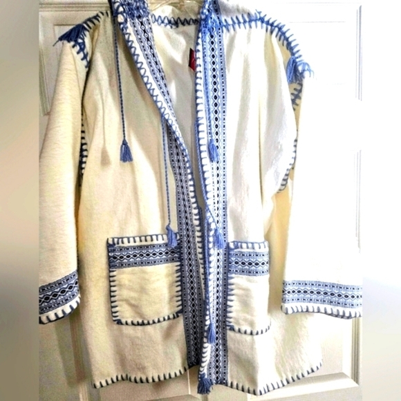 Jackets & Blazers - 100% Wool Tunisian Coat